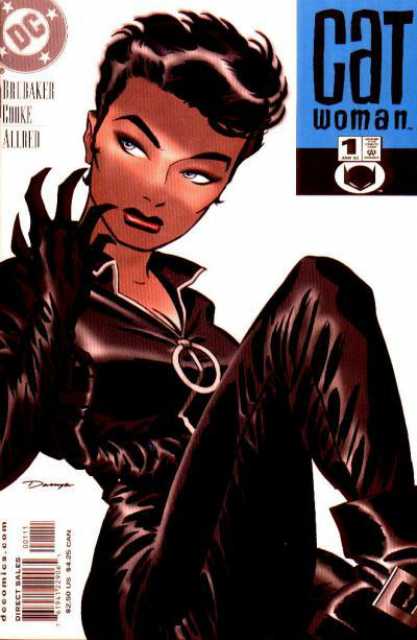 Catwoman comic book cover.